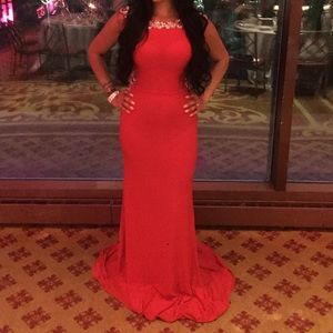 Red Evening Gown